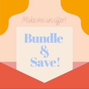 Bundle 2 for 15% discount. Offers welcome!